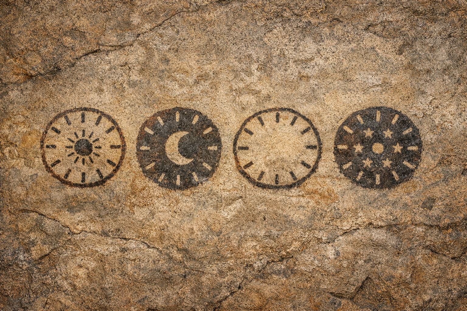 cave painting rendition of body clock